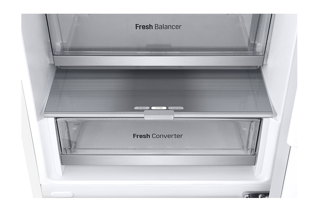 LG Kombinovaná chladnička LG | C | 387 l | Smart Invertorový kompresor | DoorCooling+™, bottom draw, GBV7280CSW, thumbnail 8