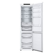 LG Kombinovaná chladnička LG | C | 387 l | Smart Invertorový kompresor | DoorCooling+™, Front view with door open , GBV7280CSW, thumbnail 3