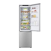 LG Kombinovaná chladnička LG | A | 381 l | Smart Invertorový kompresor | DoorCooling+™, Top door open with food, GBB92MBB3P, thumbnail 11