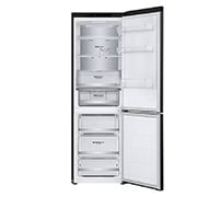 LG Kombinovaná chladnička LG | C | 387 l | Smart Invertorový kompresor | DoorCooling+™, Front view with door open , GBV7280CEV, thumbnail 3