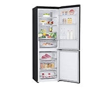 LG Kombinovaná chladnička LG | C | 387 l | Smart Invertorový kompresor | DoorCooling+™, front view with top door open , GBV7280CEV, thumbnail 10