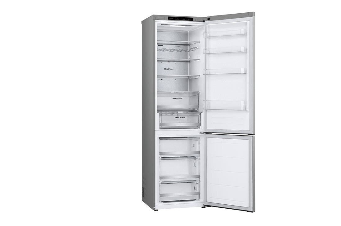 LG Kombinovaná chladnička LG | B | 387 l | Smart Invertorový kompresor | DoorCooling+™, Right view with empty, GBV7280BPY, thumbnail 13