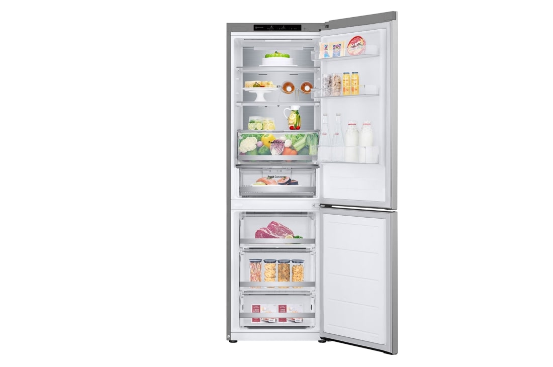 LG Kombinovaná chladnička LG | C | 344 l | Smart Invertorový kompresor | DoorCooling+™, All door open with food , GBV7180CPY, thumbnail 2