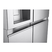 LG Americká chladnička LG | C | 628 l | DoorCooling+™ | UVnano™, Side closed view, GSLE91MBAC, thumbnail 5