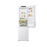 LG Kombinovaná chladnička LG | C | 387 l | DoorCooling+™, pohľad spredu na potraviny po otvorení, GBV22NCCSW, thumbnail 4