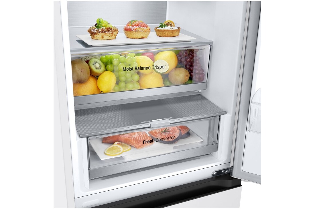 LG Kombinovaná chladnička LG | C | 387 l | DoorCooling+™, drawer, GBV5140CSW, thumbnail 7