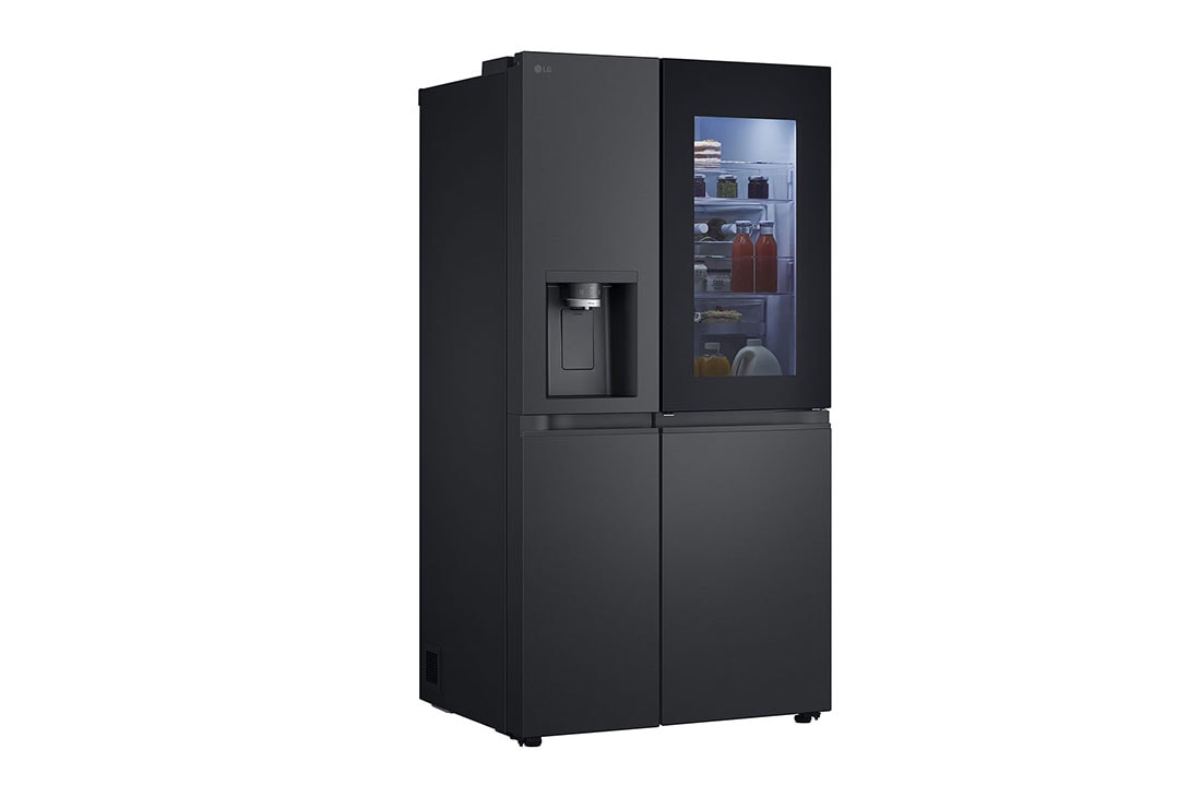 LG Americká chladnička LG | D | 628 l | InstaView Door-in-Door™ | UVnano™, right side view, GSXE90EVAD, thumbnail 12