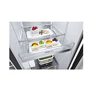 LG Americká chladnička LG | D | 628 l | InstaView Door-in-Door™ | UVnano™, food drower view, GSXE90EVAD, thumbnail 9