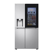 LG Americká chladnička LG | D | 628 l | InstaView Door-in-Door™ | UVnano™, front open with food stored, GSXE91MBAD, thumbnail 2