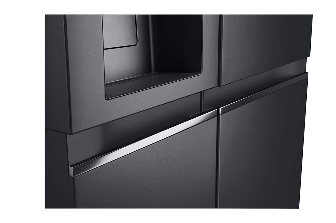 LG Americká chladnička LG | C | 628 l | DoorCooling+™ | UVnano™, Handle view, GSLE91EVAC, thumbnail 6