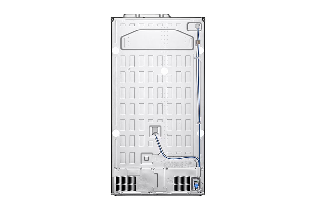 LG Americká chladnička LG | C | 628 l | DoorCooling+™ | UVnano™, Back view, GSLE91EVAC, thumbnail 12