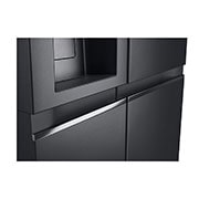 LG Americká chladnička LG | C | 628 l | DoorCooling+™ | UVnano™, Handle view, GSLE91EVAC, thumbnail 6