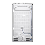LG Americká chladnička LG | C | 628 l | DoorCooling+™ | UVnano™, Back view, GSLE91EVAC, thumbnail 12