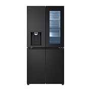 LG Slim Americká chladnička LG | E | 508 l | DoorCooling+™ | InstaView™, Front view, GMG860EPBE, thumbnail 1
