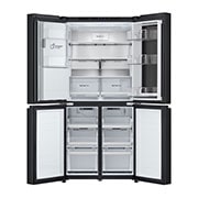 LG Slim Americká chladnička LG | E | 508 l | DoorCooling+™ | InstaView™, Front all door open without food view, GMG860EPBE, thumbnail 11