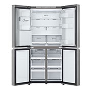 LG Americká chladnička LG | E | 506 l | Multi Air Flow | UVnano™, Front view open, GML860PYFE, thumbnail 3