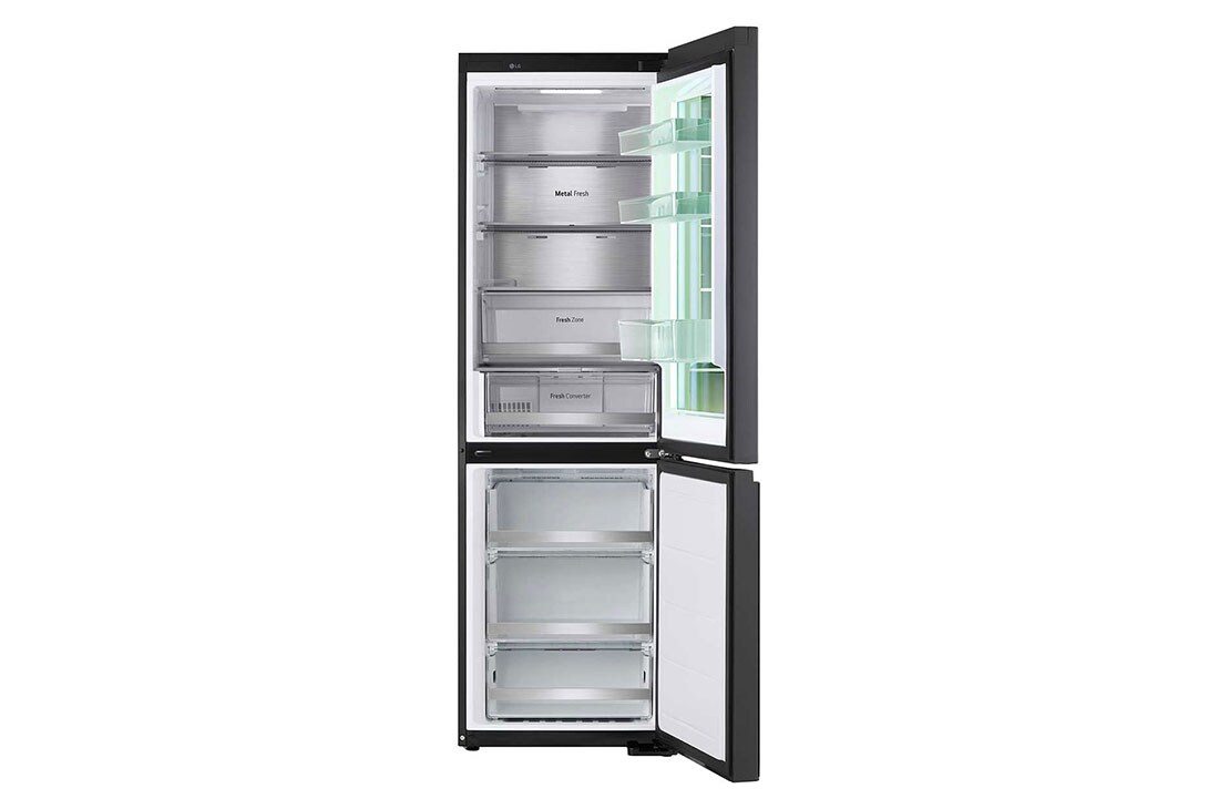 LG Kombinovaná chladnička LG | C | 349 l | InstaView™ | DoorCooling+™, front view without food, GBG7190CEV, thumbnail 3