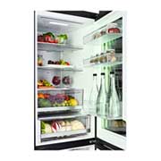 LG Kombinovaná chladnička LG | C | 349 l | InstaView™ | DoorCooling+™, side view with food, GBG7190CEV, thumbnail 9