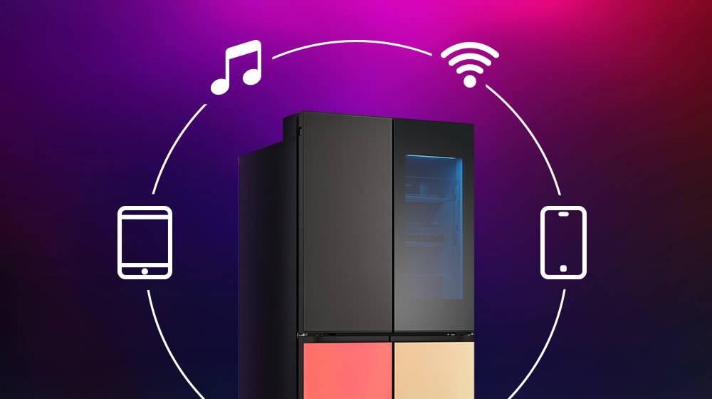 Okolo produktu sú zobrazené ikony hudobných objektov