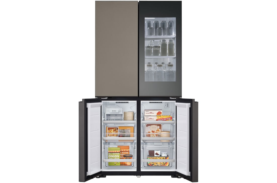 LG Americká chladnička LG | E | InstaView™ | MoodUP™ | Lineárny kompresor, ExtraSpace, GMV960NNME, thumbnail 5