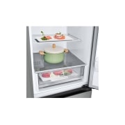 LG 344L DoorCooling+™ Kombinovaná chladnička, Strieborná, Drawer Food, GBV21L0EPY, thumbnail 14