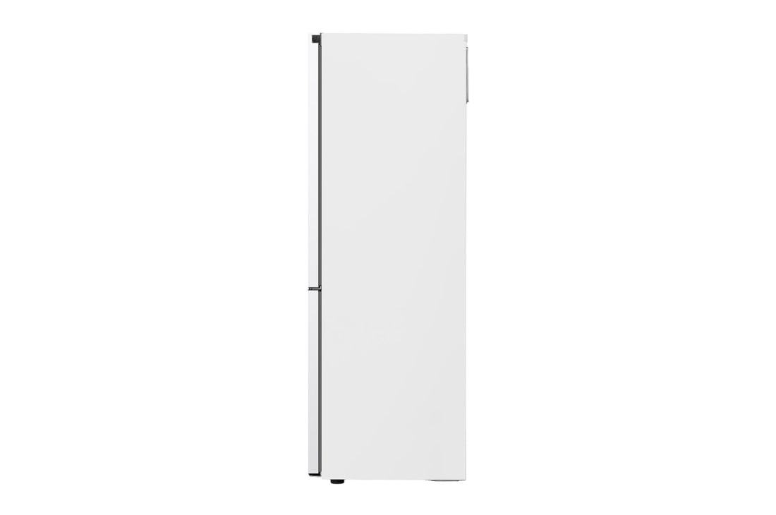 LG 344L DoorCooling+™ Kombinovaná chladnička, Biela, Side View, GBV3100ASW, thumbnail 15