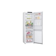 LG 344L DoorCooling+™ Kombinovaná chladnička, Biela, Left Side Open Food, GBV3100ASW, thumbnail 11