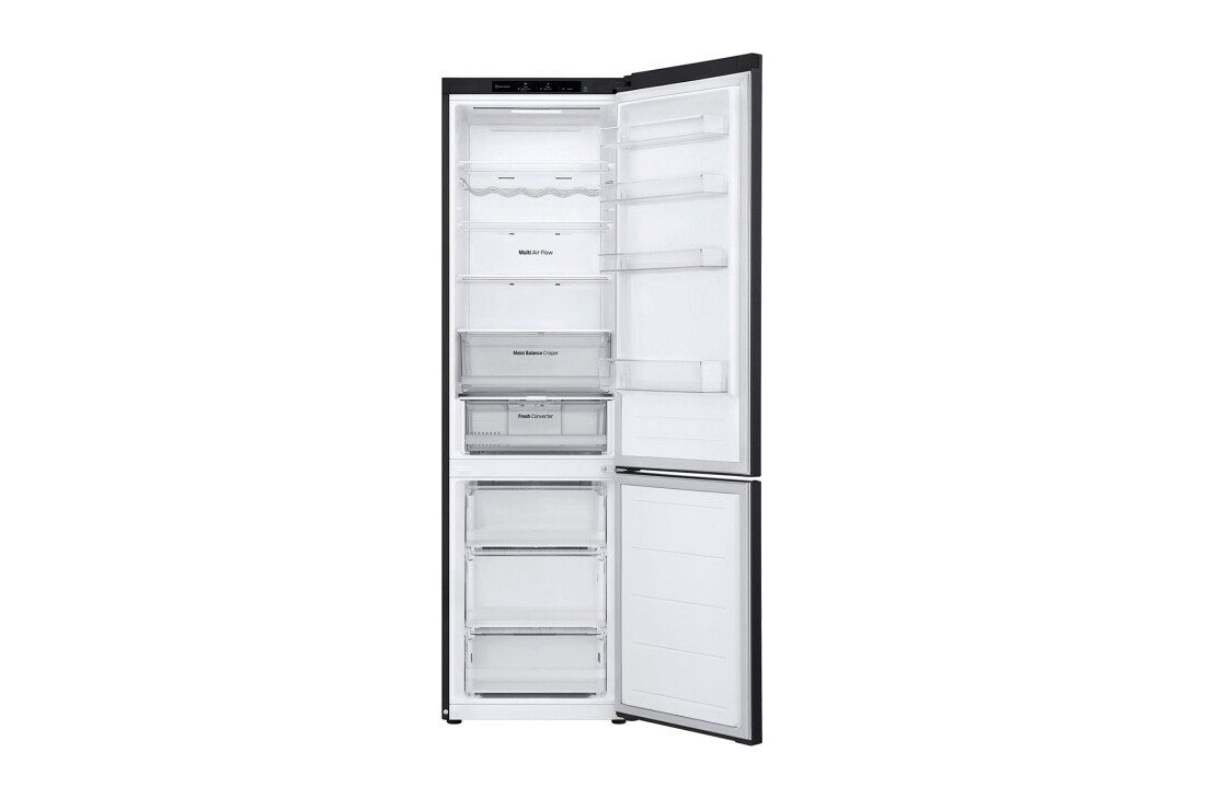 LG Kombinovaná chladnička LG | C | 387 l | Smart Invertorový kompresor | Čierna/šedá, Front Open, GBV3200CEP, thumbnail 3