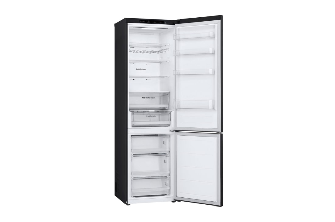 LG Kombinovaná chladnička LG | C | 387 l | Smart Invertorový kompresor | Čierna/šedá, Left Side Open, GBV3200CEP, thumbnail 11