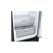 LG Kombinovaná chladnička LG | C | 387 l | Smart Invertorový kompresor | Čierna/šedá, Duct Empty, GBV3200CEP, thumbnail 9