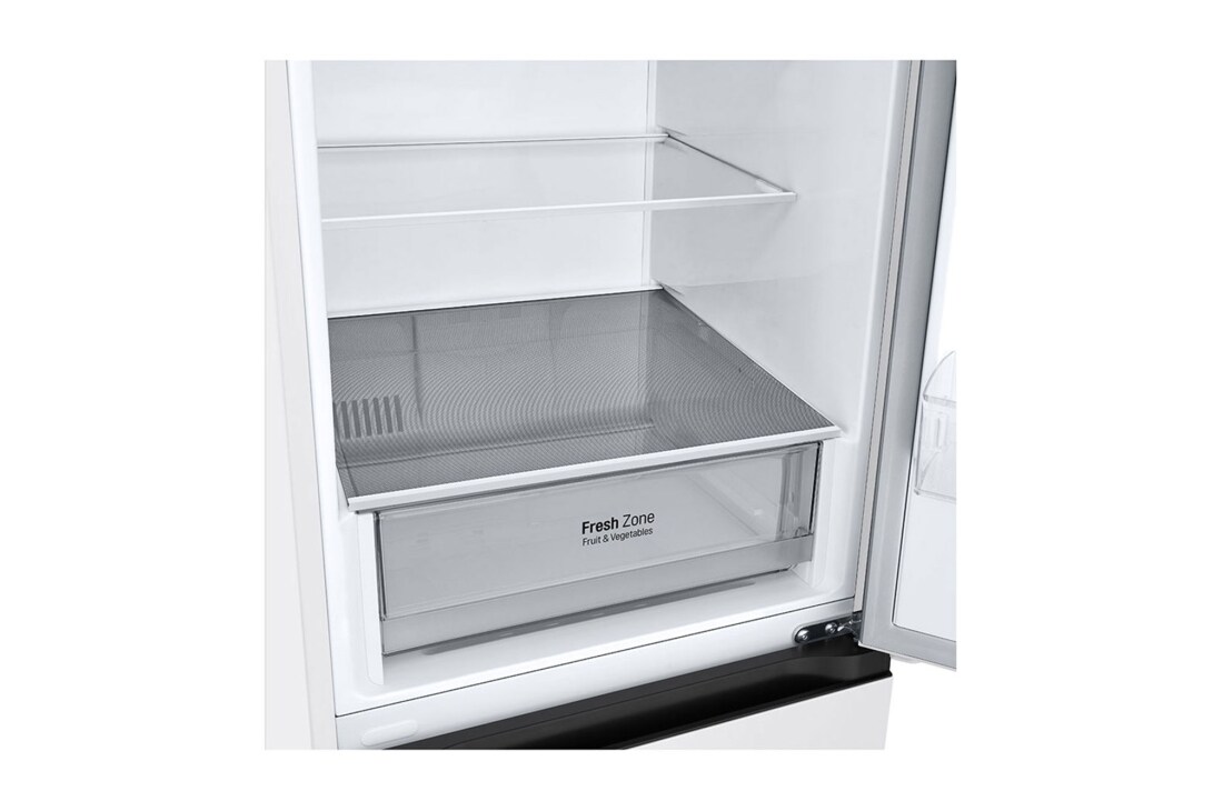 LG 344L DoorCooling+™ Kombinovaná chladnička, Biela, Duct Empty, GBV21L0ESW, thumbnail 12