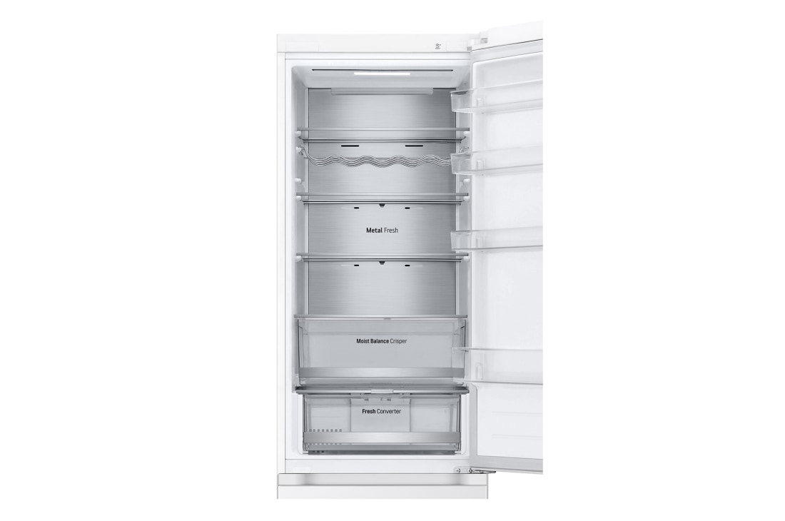 LG Kombinovaná chladnička LG | C | 387 l | Smart Invertorový kompresor |DoorCooling+™|Biela, bottom freezer, GBV5250CSW, thumbnail 6