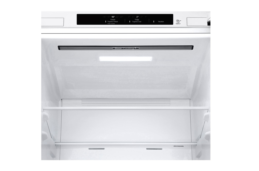 LG 344L DoorCooling+™ Kombinovaná chladnička, Biela, Door Cooling LED, GBV21NCDSW, thumbnail 12