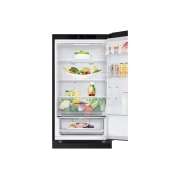 LG 344L DoorCooling+™ Kombinovaná chladnička, Čierna/šedá, Duct, GBV3100AEP, thumbnail 10