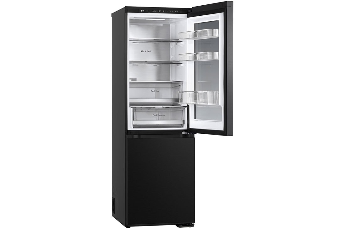 LG 349L InstaView™ DoorCooling+™ Kombinovaná chladnička, Čierna/šedá, GBG5160CEV, thumbnail 13