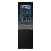 LG 349L InstaView™ DoorCooling+™ Kombinovaná chladnička, Čierna/šedá, GBG5160CEV, thumbnail 2
