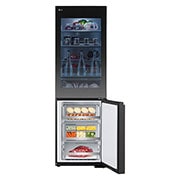 LG 349L InstaView™ DoorCooling+™ Kombinovaná chladnička, Čierna/šedá, instaview, GBG5160CEV, thumbnail 3