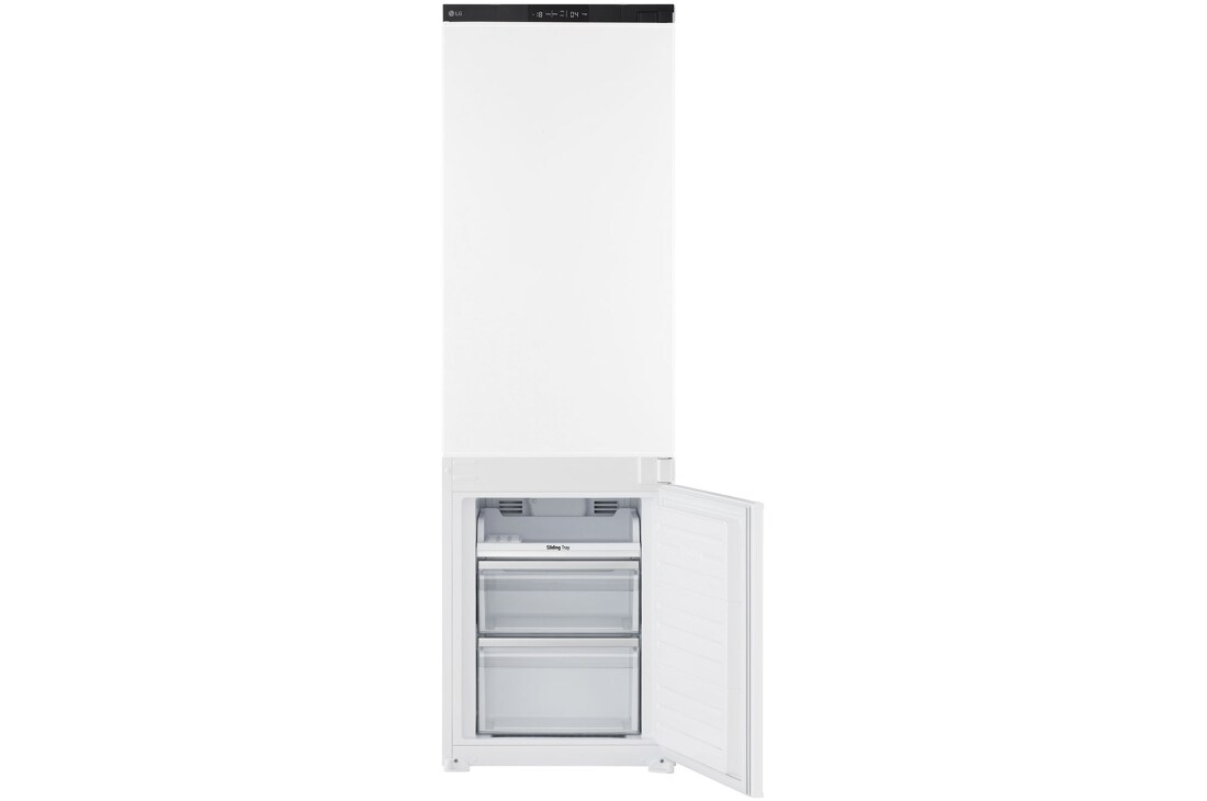 LG 233L Total No Frost™ Vstavaná kombinovaná chladnička, Biela, GTFN256SET, thumbnail 4