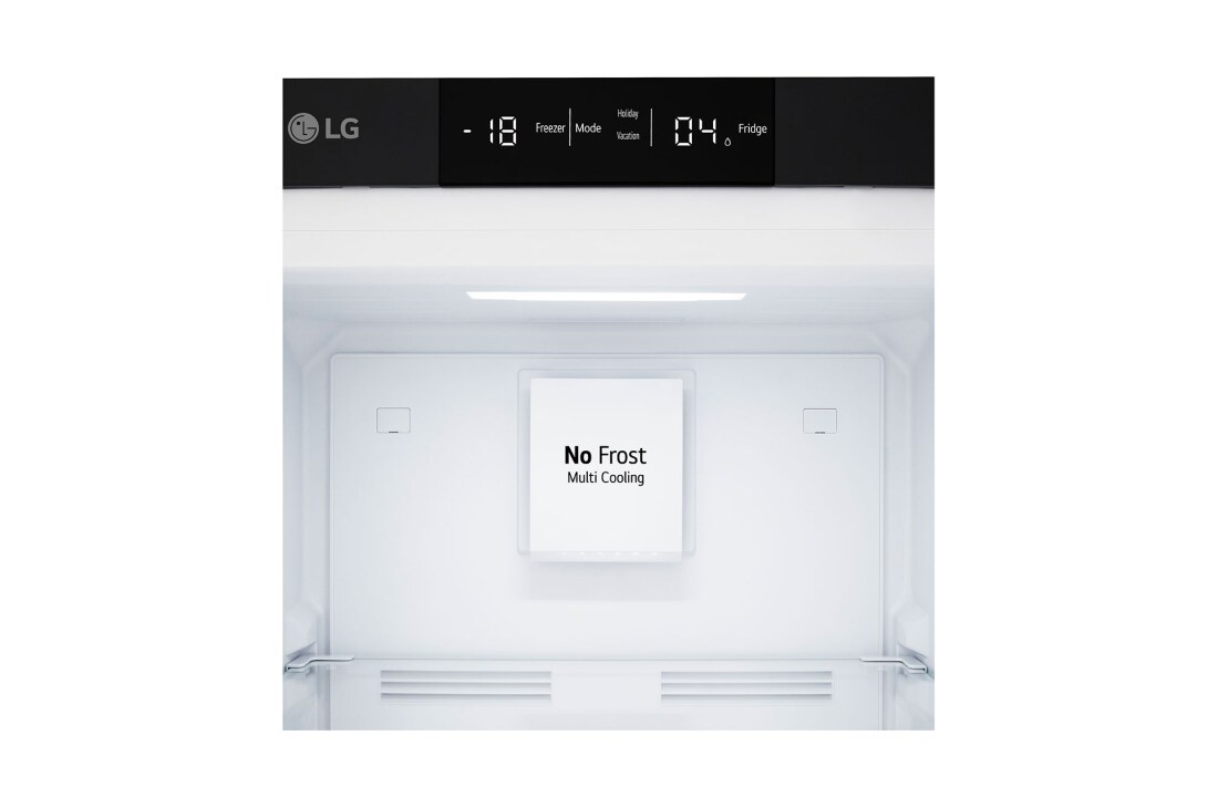 LG 233L Total No Frost™ Vstavaná kombinovaná chladnička, Biela, display, GTFN256SER, thumbnail 4