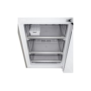 LG Kombinovaná chladnička LG | C | 333 l | Smart Invertorový kompresor | Strieborná, Dolný pohľad na chladničku s mrazničkou LG (GBBW726CPY), GBBS514CPY, thumbnail 10