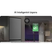 LG Kombinovaná chladnička LG | D | 333 l | Smart Invertorový kompresor | Biela, Vľavo je zobrazené mäso s teplotou -3 °C, v strede čerstvá ryba s teplotou 0 °C a vpravo syr s teplotou 2 °C., GBBSJ10DSW, thumbnail 4