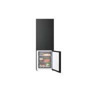 LG Kombinovaná 70cm chladnička LG | C | 465 l | Smart Invertorový kompresor | Čierna/šedá, bottom door open view, GBBW322CEV, thumbnail 7
