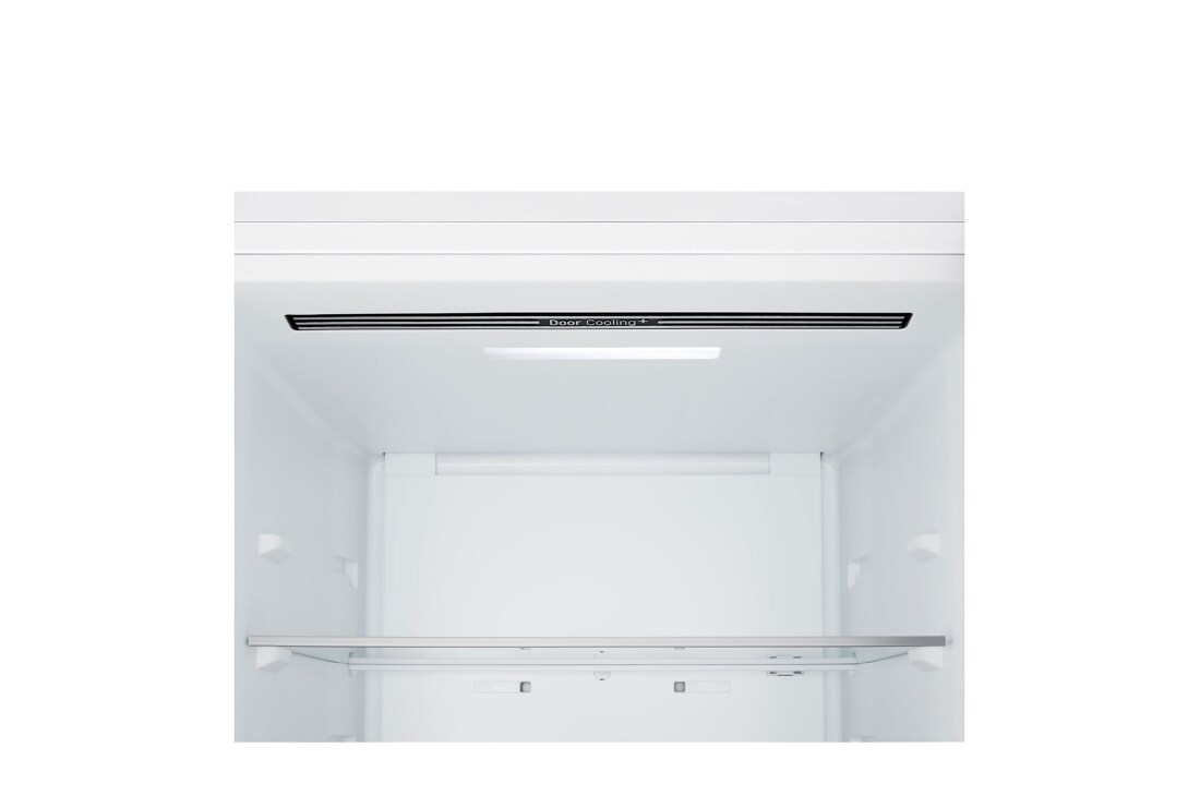 LG Kombinovaná chladnička LG | C | 333 l | Smart Invertorový kompresor | Biela, Chladnička s mrazničkou LG (GBBW726CPY), priblížený pohľad na držiak na víno so štyrmi fľašami a krabicou makróniek, dizajn držiaka zväčšený na kruhovom obrázku, GBBSJ1CCSW, thumbnail 7