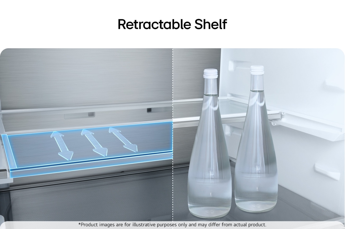 LG Kombinovaná chladnička LG | C | 375 l | Smart Invertorový kompresor | Čierna/šedá, Rozmery a inštalácia chladničky so spodnou mrazničkou LG (GBBW726CPY), GBBSJ2CCEP, thumbnail 15