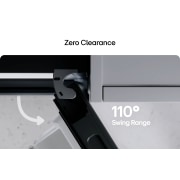 LG Kombinovaná chladnička LG | C | 375 l | Smart Invertorový kompresor | Čierna/šedá, Chladnička so spodnou mrazničkou LG (GBBW726CPY), zadný pohľad zobrazujúci zadný panel, GBBSJ2CCEP, thumbnail 13