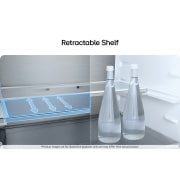 LG Kombinovaná chladnička LG | C | 375 l | Smart Invertorový kompresor | Čierna/šedá, Rozmery a inštalácia chladničky so spodnou mrazničkou LG (GBBW726CPY), GBBSJ2CCEP, thumbnail 15