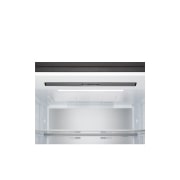 LG Kombinovaná 70cm chladnička LG | C | 465 l | Smart Invertorový kompresor | Čierna/šedá, Horný pohľad na chladničku s mrazničkou LG (GBBW726AEV), GBBW726CEV, thumbnail 4