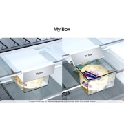 LG Kombinovaná 70cm chladnička LG | C | 465 l | Smart Invertorový kompresor | Čierna/šedá, GBBW726CEV, thumbnail 13