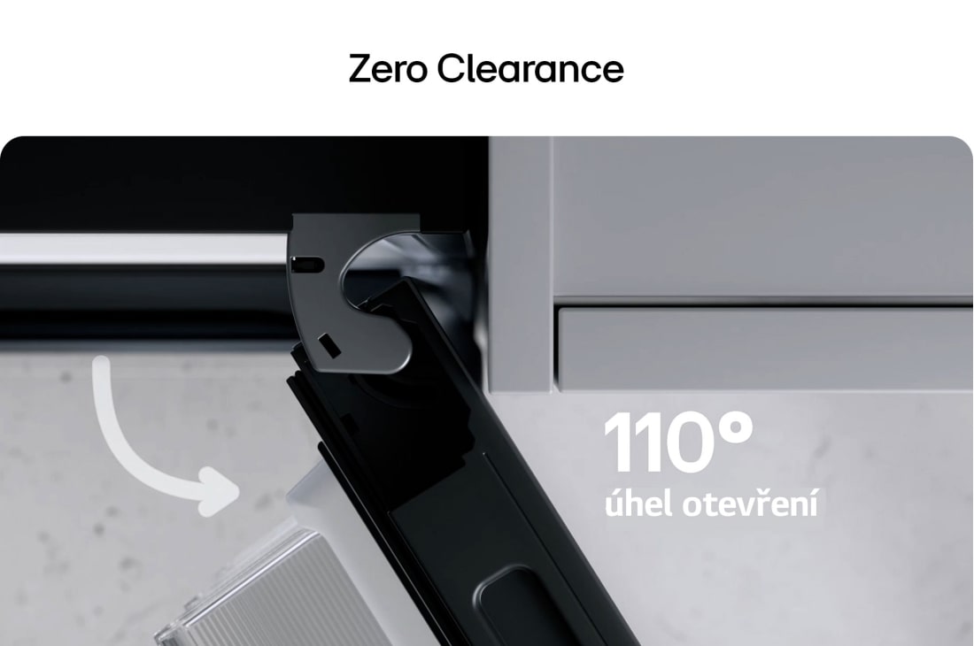 LG Kombinovaná chladnička LG | C | 375 l | Smart Invertorový kompresor | Čierna/šedá, lifestyle, GBBS525CEV, thumbnail 3