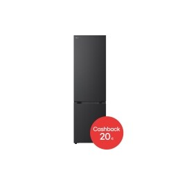 Chladnička so spodnou mrazničkou LG (GBBW726CPY), pohľad spredu s matnou čiernou povrchovou úpravou2